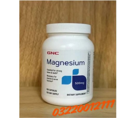 GNC Magnesium Capsules 500mg In Pakistan