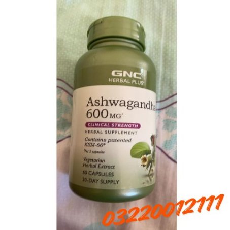 GNC Herbal Plus® Ashwagandha 600mg In Pakistan