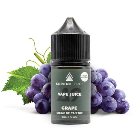 Serene Tree Delta-9 THC Grape Vape Juice 500mg In Pakistan